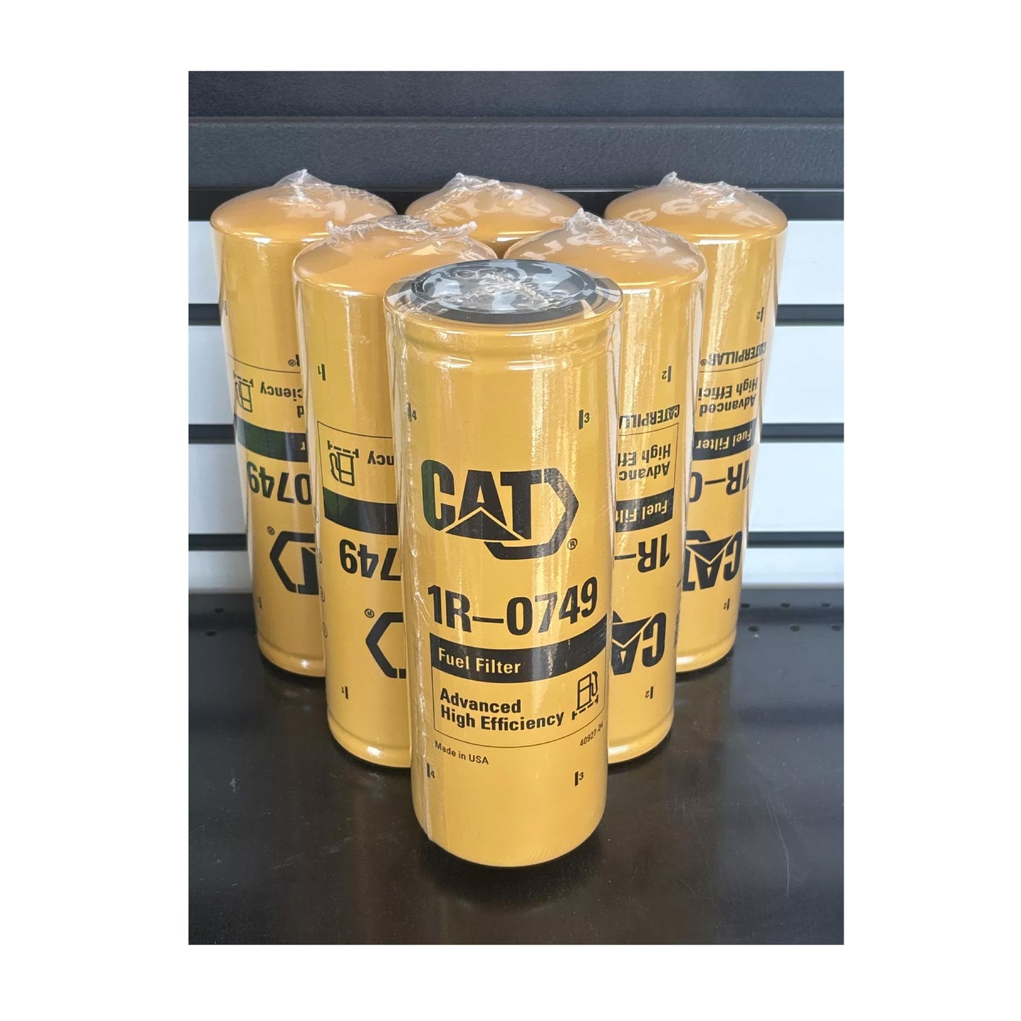 Caterpillar 1R-0749 Advanced High Efficiency Fuel Filter Multipack (Pack of 6)