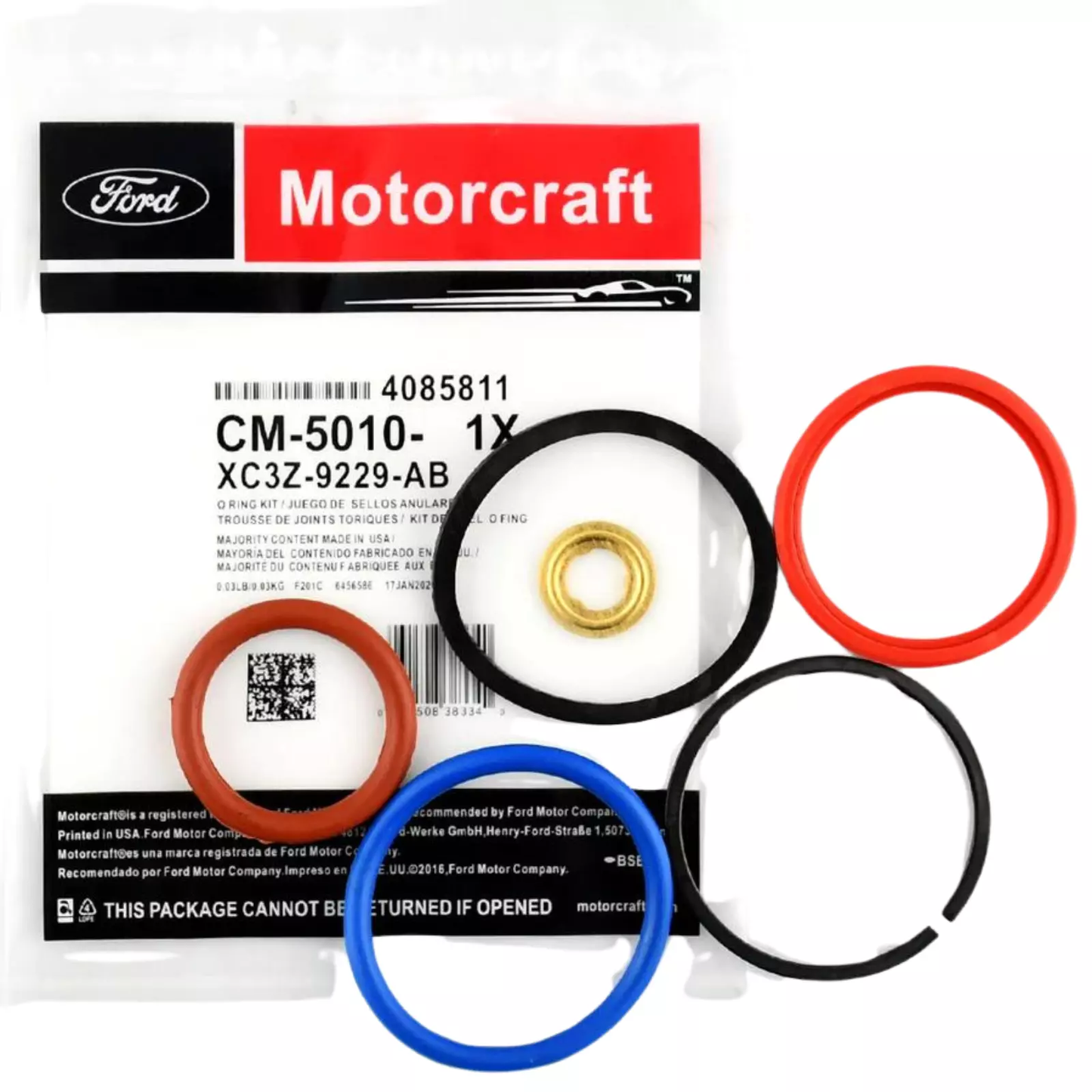 CM-5010 (Set of 8) New OEM 7.3L Diesel Fuel Injector O-Ring Kits