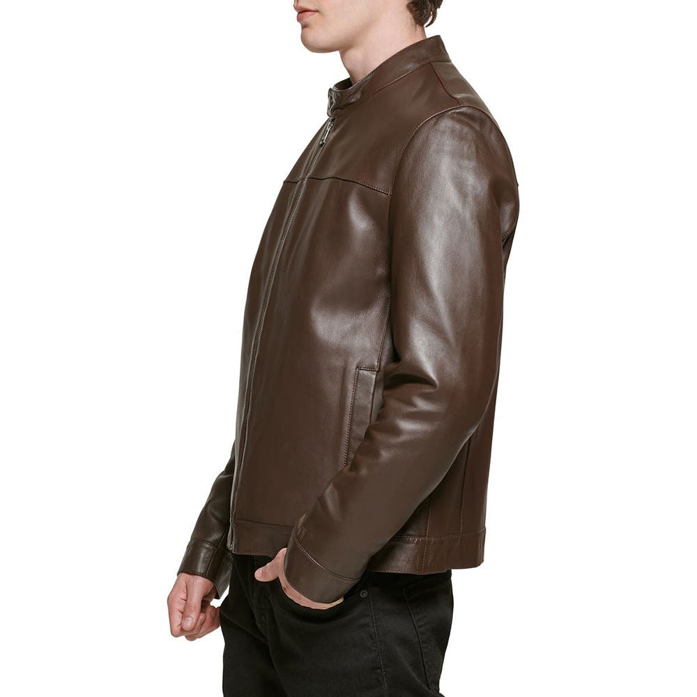 Men’s Brown Leather Jacket – Premium Quality & Classic Design