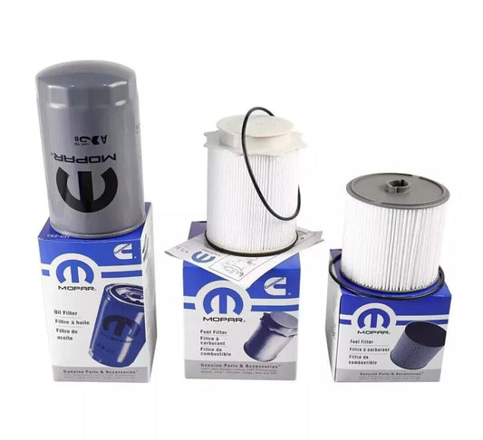 Mopar 5083285AA, 68157291AA, 68436631AA filter set