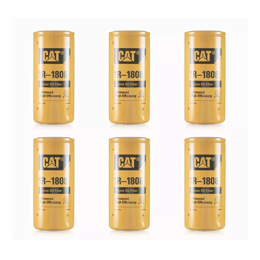 Caterpillar 1R1808 Oil Filter, 6 Pack