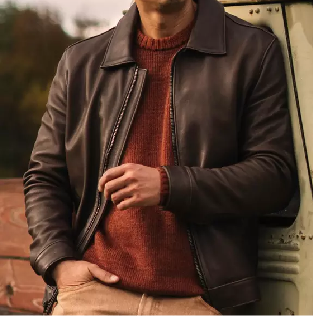 RIDIX Leather Jacket Men Real Biker Cafe Racer Soft Pure Sheep Skin Keanu Leather Coat