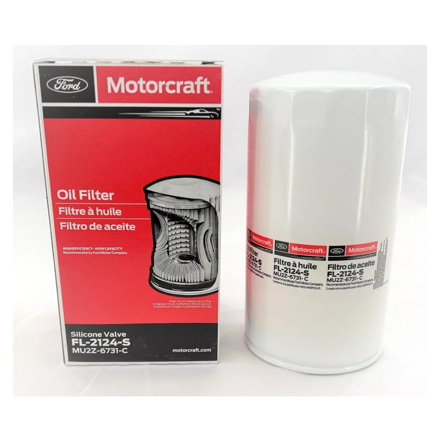 Motorcraft Oil Filter - FL2124S (Replaces FL2051S)