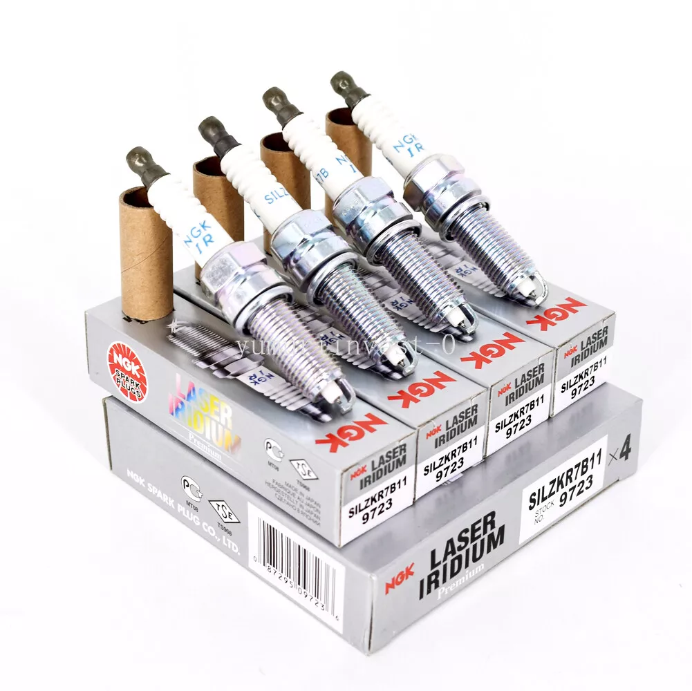 Set of 8 NGK 9723 Spark Plug & Hyundai UF651 Ignition Coil