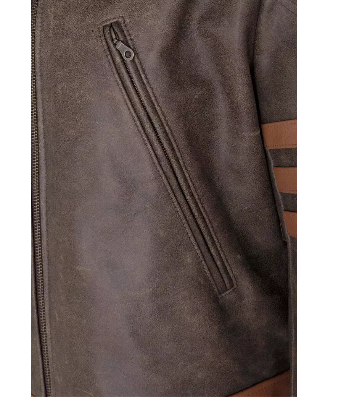 RIDIX X-Men Motorbike Style Leather Jacket Wolverine Style Leather Jacket For Men's