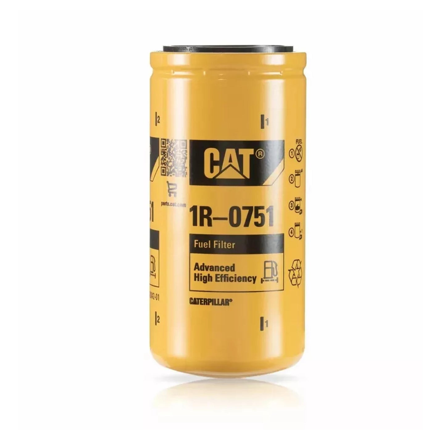 Caterpillar 1R-0751 Advanced High Efficiency Fuel Filter Multipack (Pack of 1)