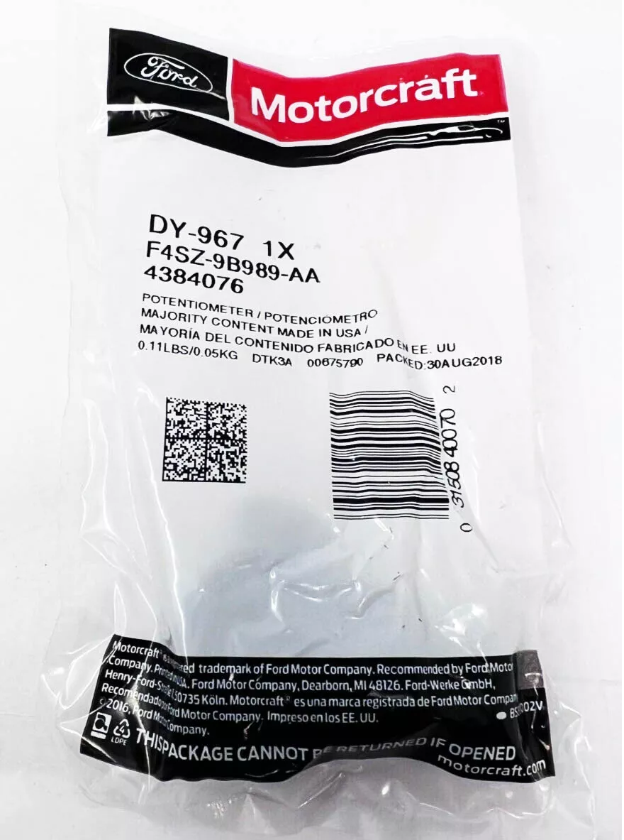 Genuine Ford DY967 DY-967 F4SZ-9B989-AA