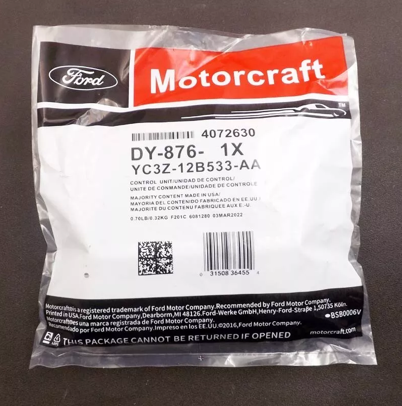 Motorcraft DY876 Glow Plug Switch