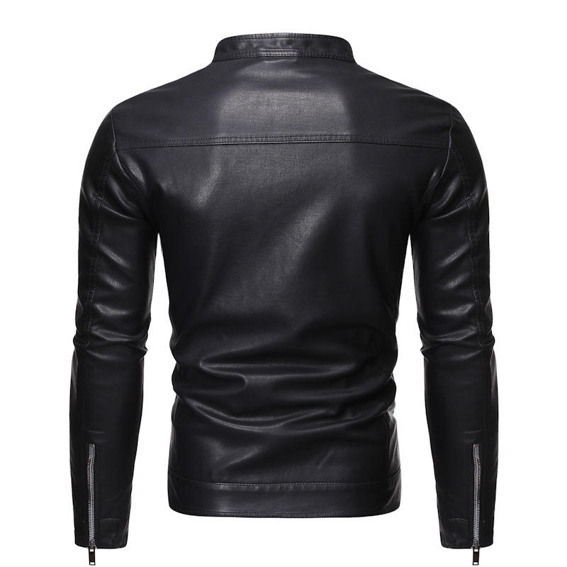 Men's Classic Black Leather Jacket – Premium Quality & Timeless Style