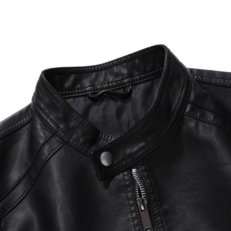 Men's Classic Black Leather Jacket – Premium Quality & Timeless Style