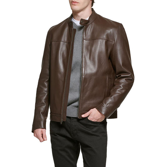 Men’s Brown Leather Jacket – Premium Quality & Classic Design