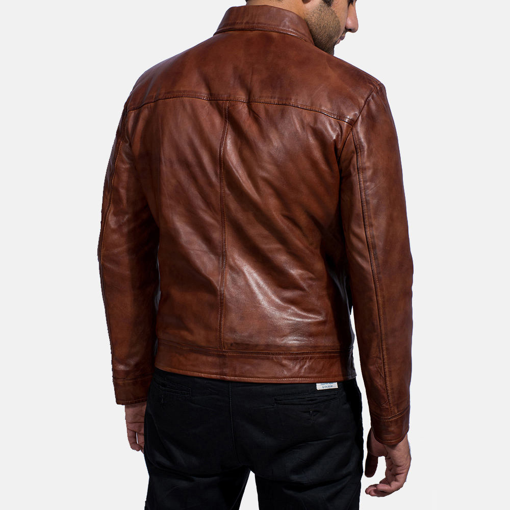 Men’s Brown Leather Jacket – Classic & Durable Outerwear