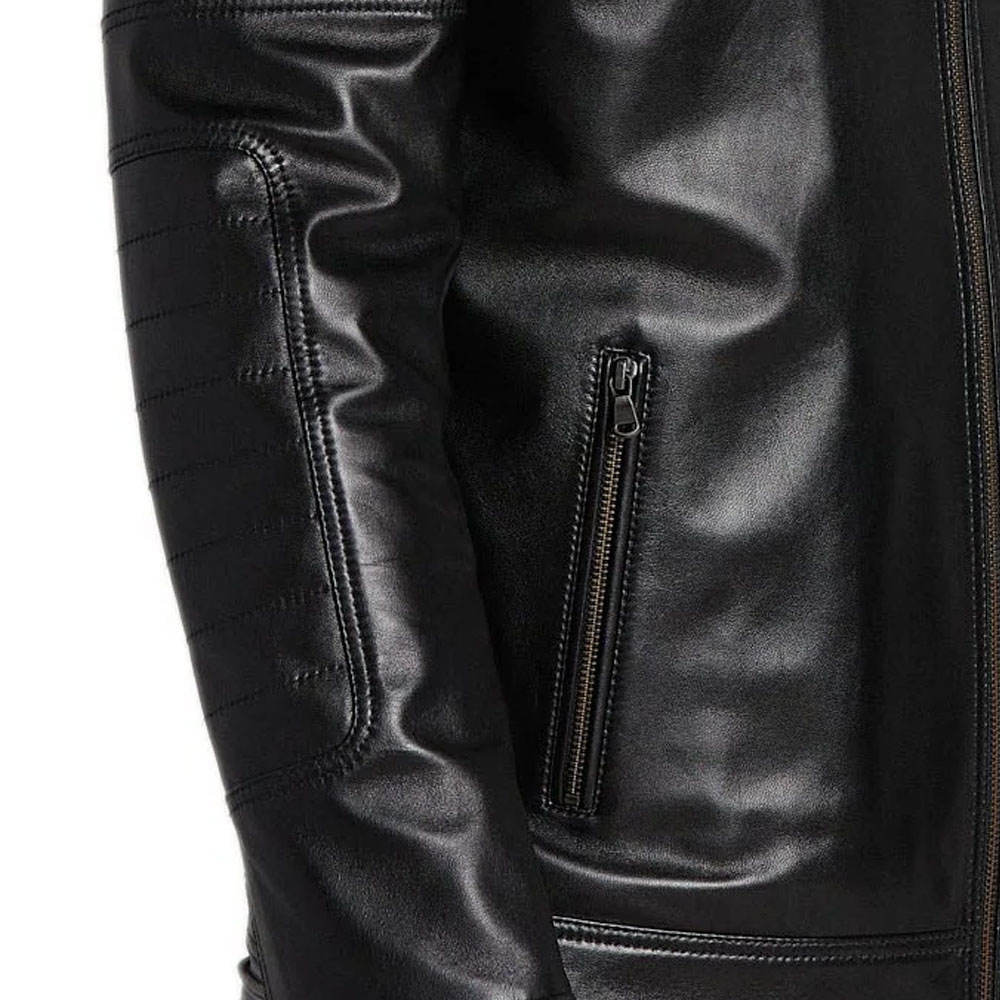 Premium Black Leather Jacket for Men – Stylish & Durable