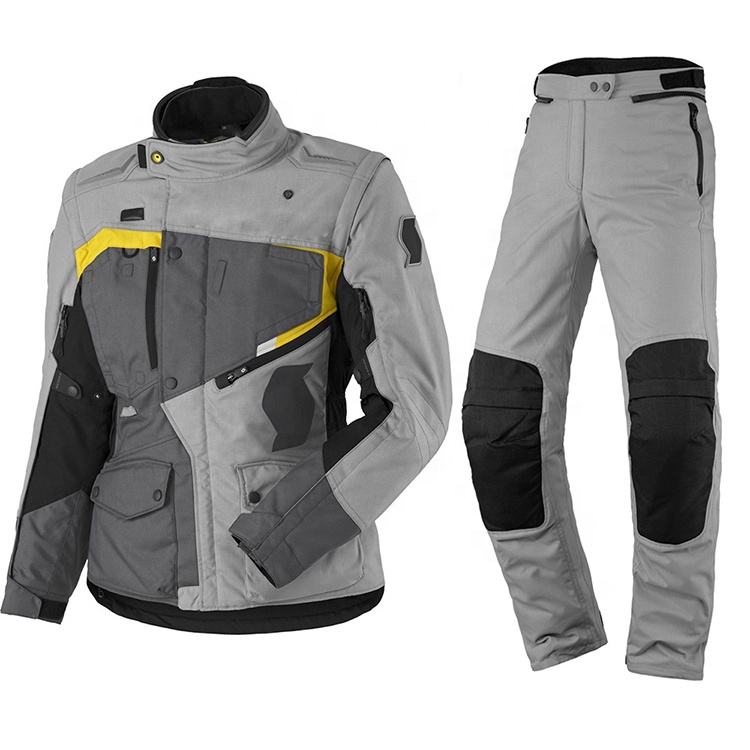 Motorcycle Suit Motorbike Cordura Pant and Jacket Motorcycle Race Suite Rain Suits Sets