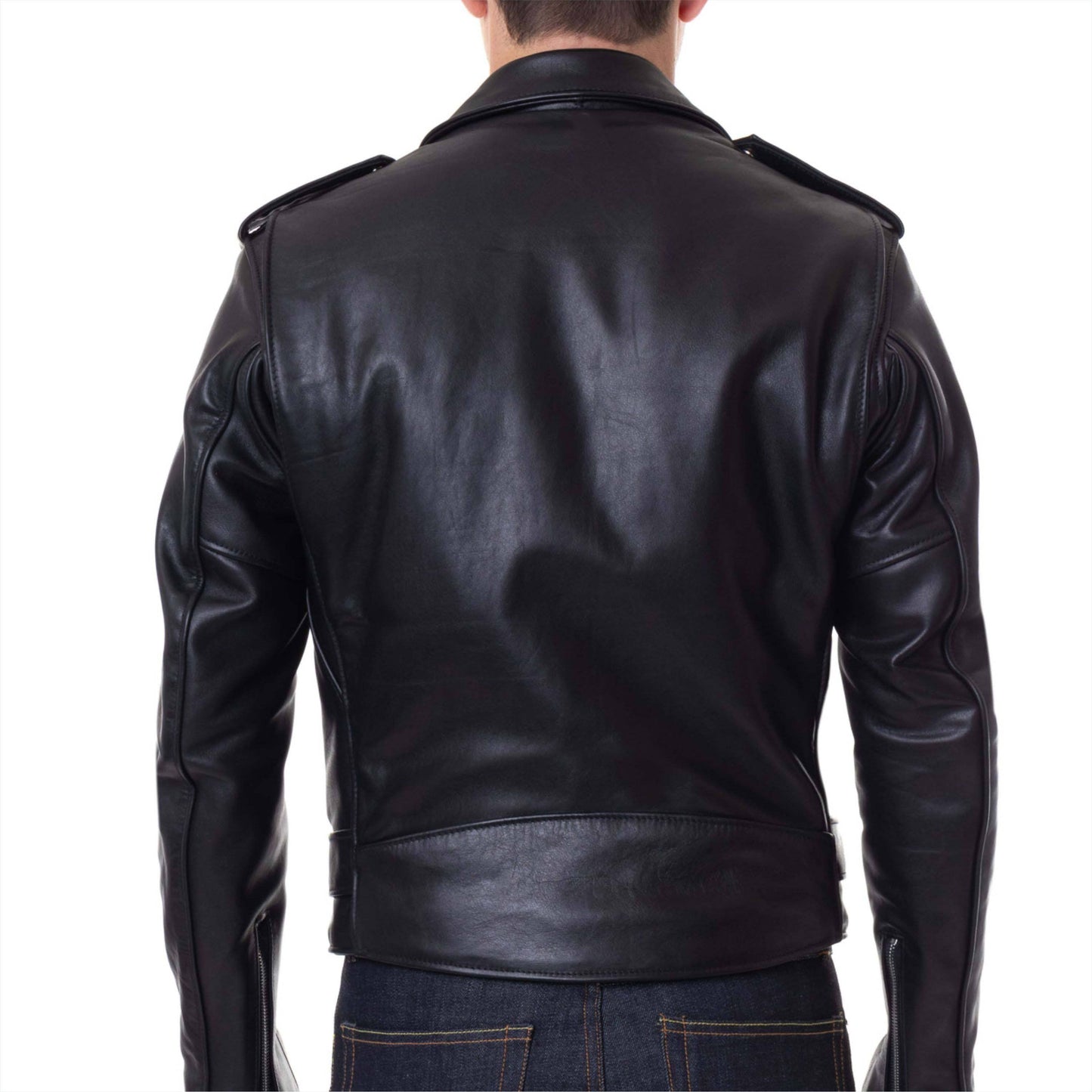 Premium Black Moto Leather Jacket – Modern Biker Style