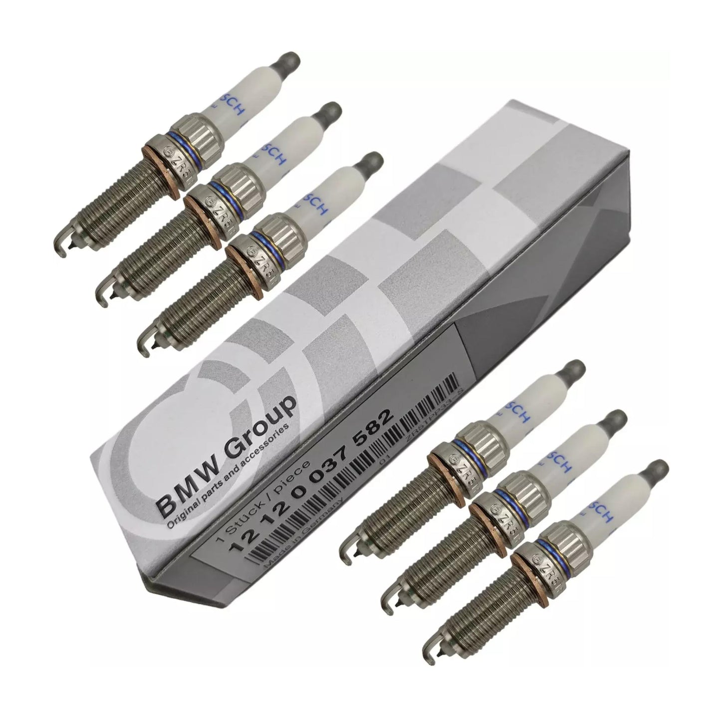 BMW Spark Plug 12120037582 Pack of 6