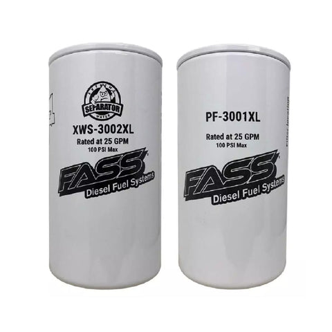 FASS Fuel Filter Combo Package XWS-3002XL& PF-3001XL