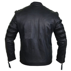 Premium Black Leather Motorcycle Jacket