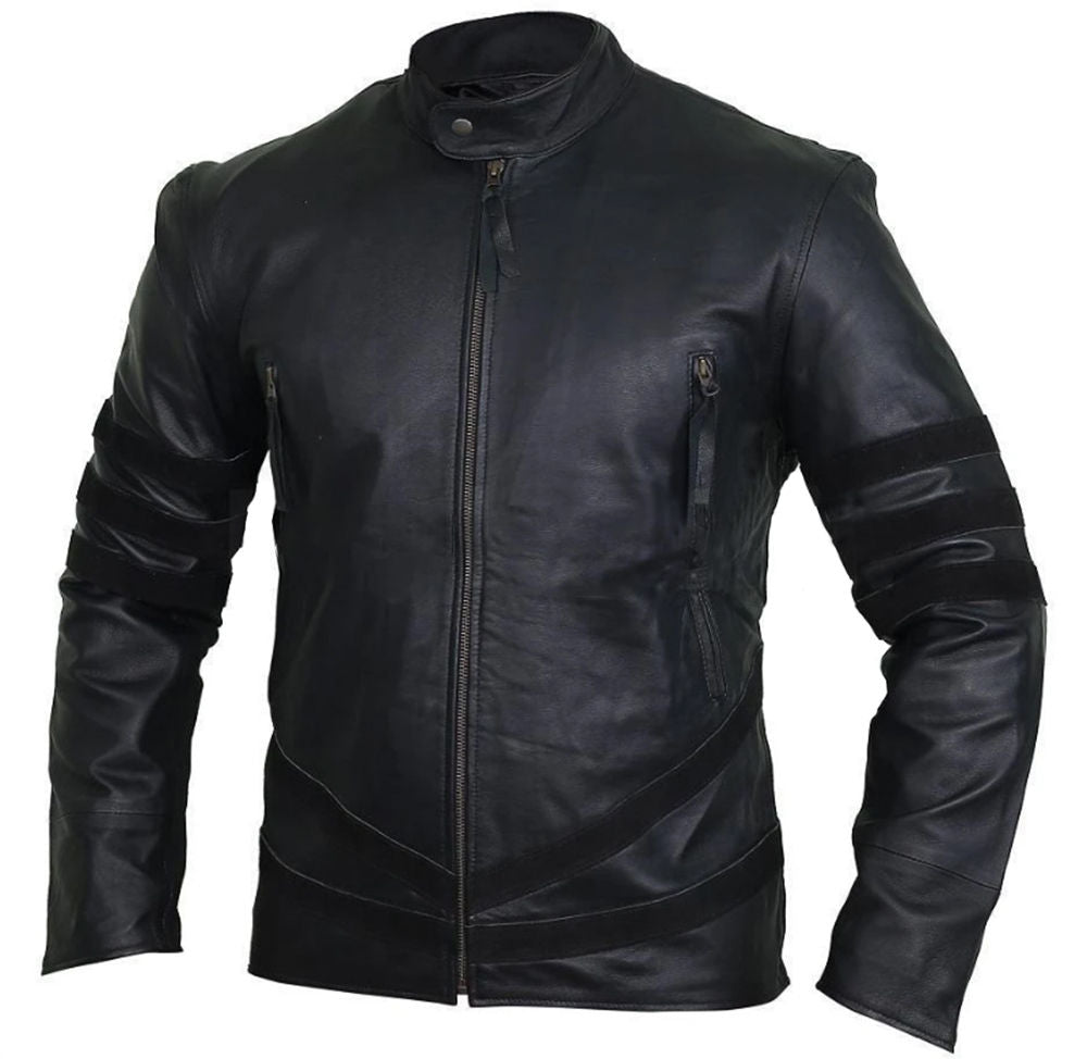 Premium Black Leather Motorcycle Jacket