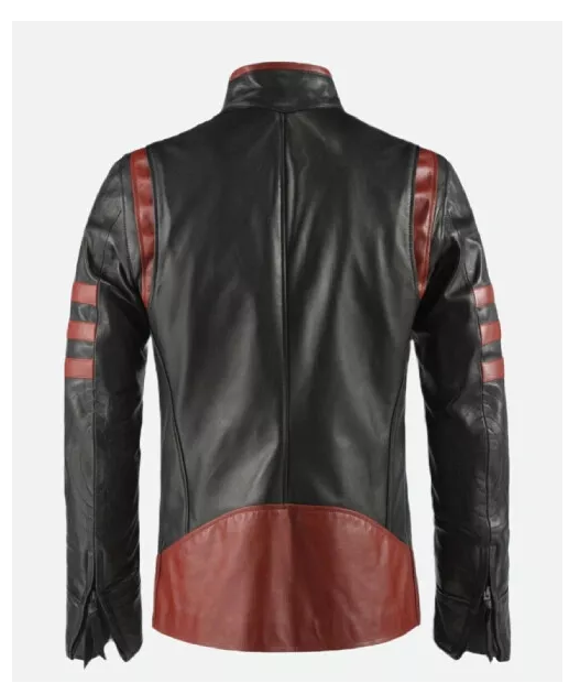 RIDIX X-Men Motorbike Style Leather Jacket Wolverine Style Leather Jacket For Men's