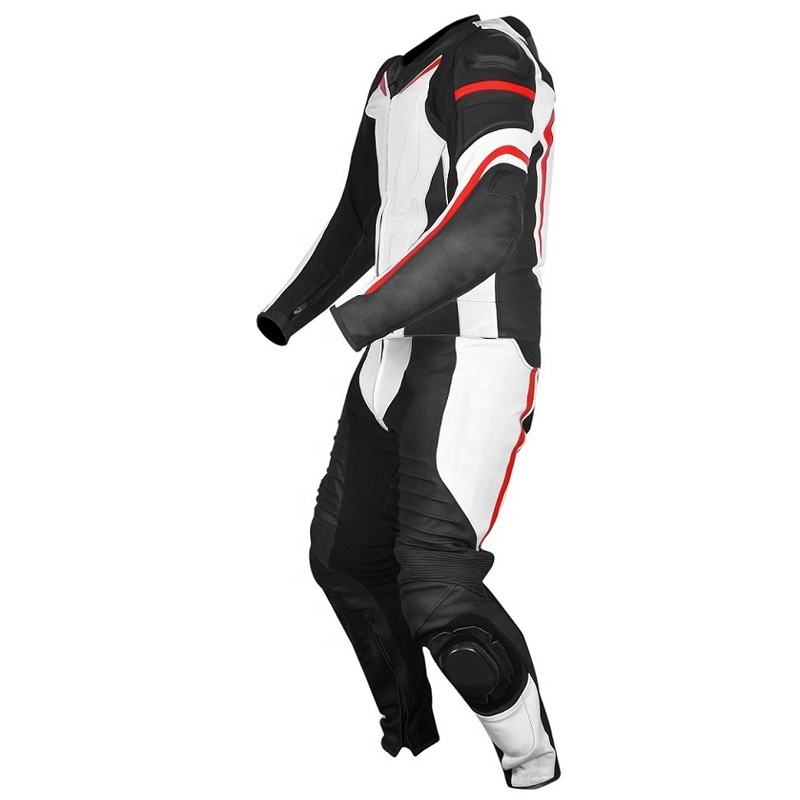 Genuine Leather Racing Suit, Motorcycle Waterproof Biker Suits, Motorbike Leather Suits