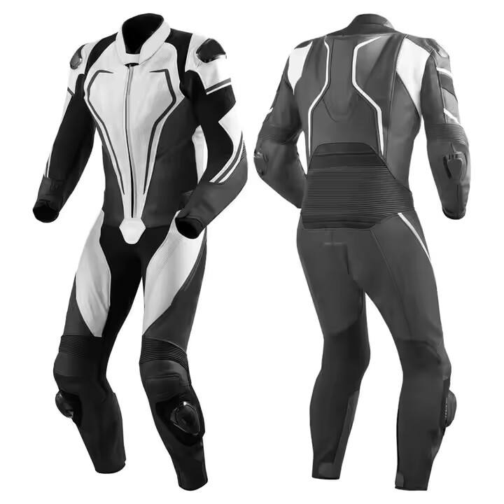 Waterproof Feature Genuine Leather Motorbike Suits