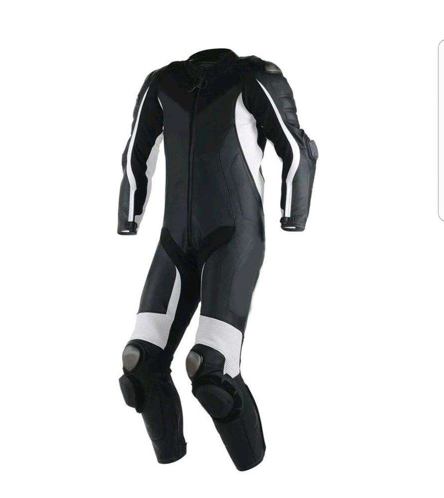 Motorbike Race Suit, Cowhide Leather Motorbike Race Suit